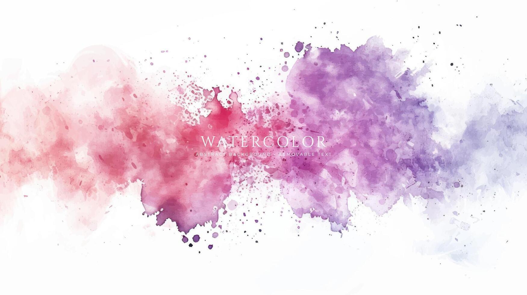 Abstract horizontal watercolor background. Neutral light colored empty space background illustration vector