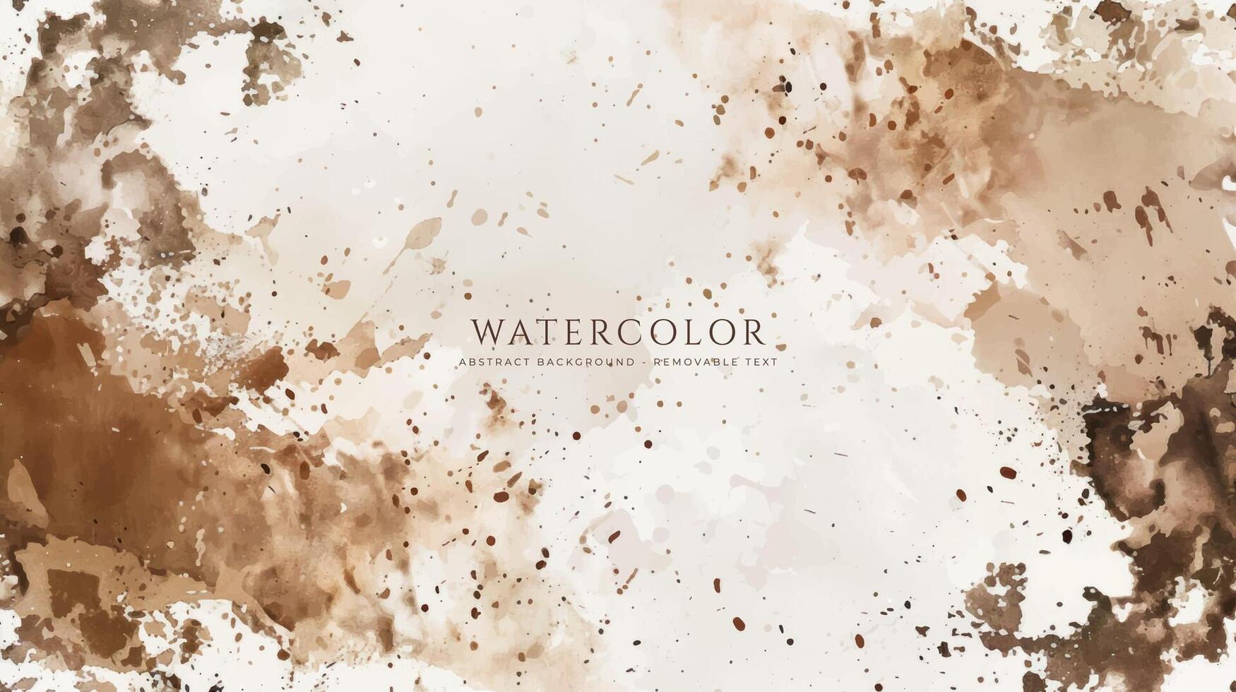 Abstract horizontal watercolor background. Neutral light colored empty space background illustration vector