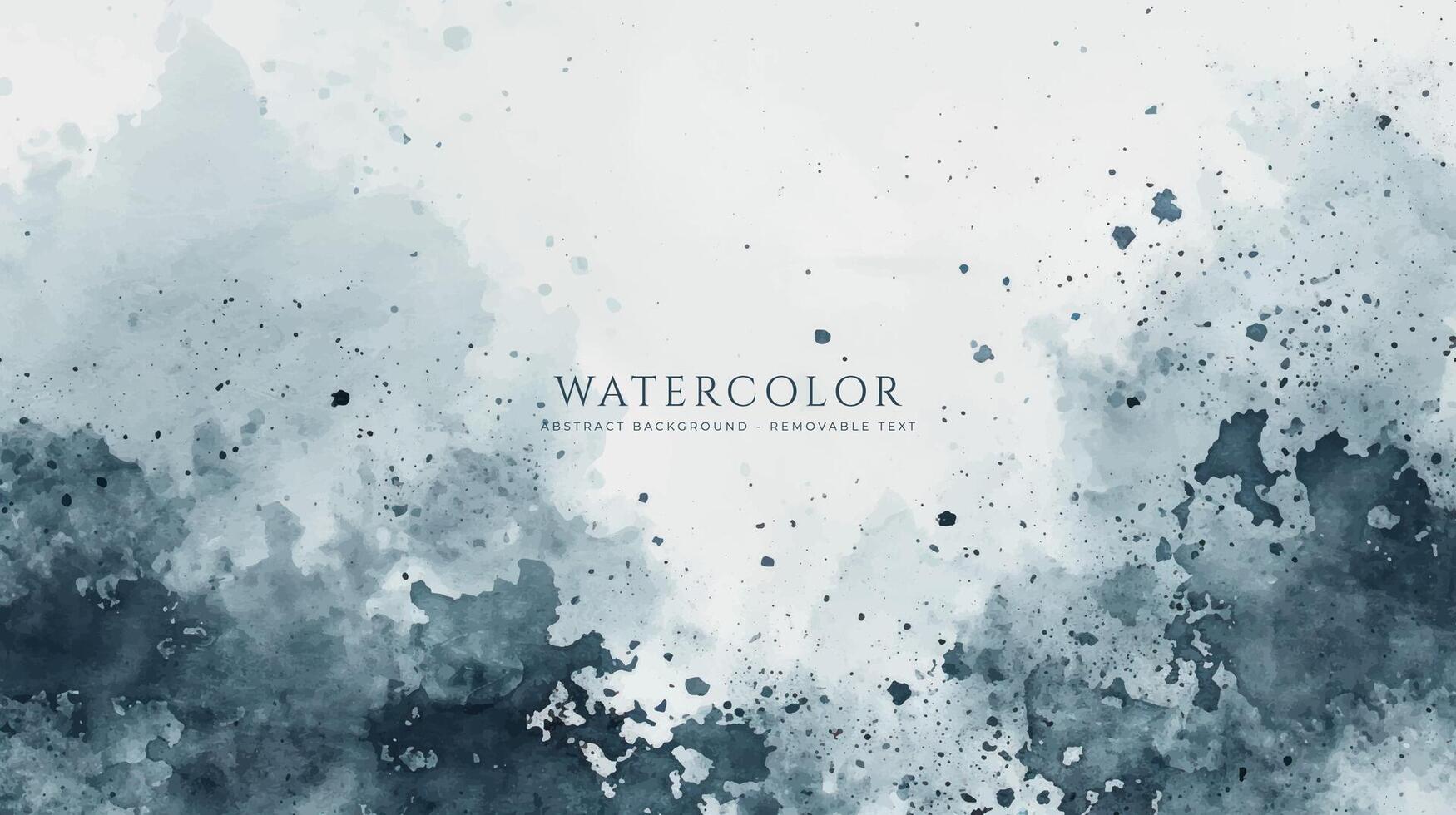 Abstract horizontal watercolor background. Neutral light colored empty space background illustration vector