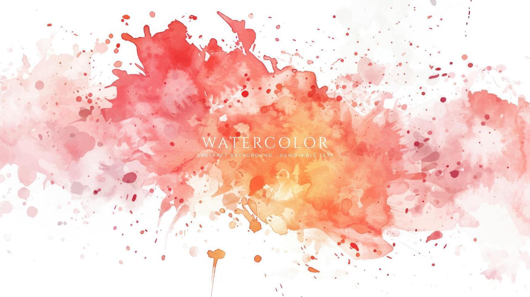 Abstract horizontal watercolor background. Neutral light colored empty space background illustration vector