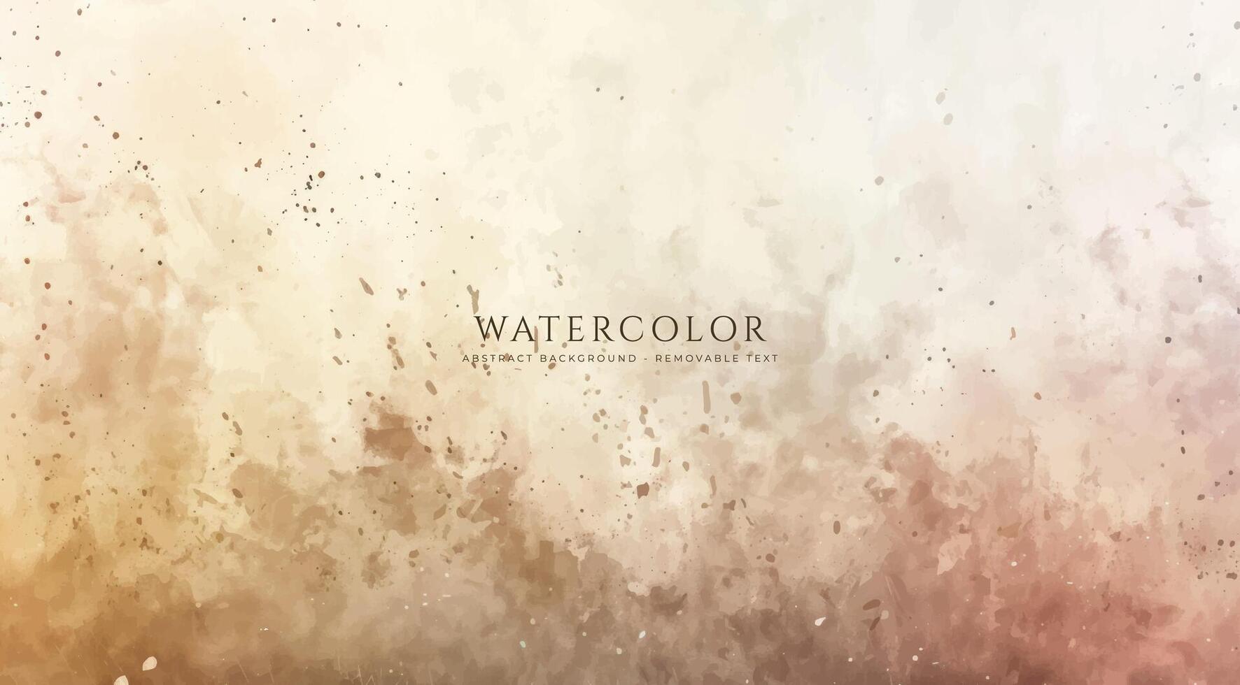 Abstract horizontal watercolor background. Neutral light colored empty space background illustration vector