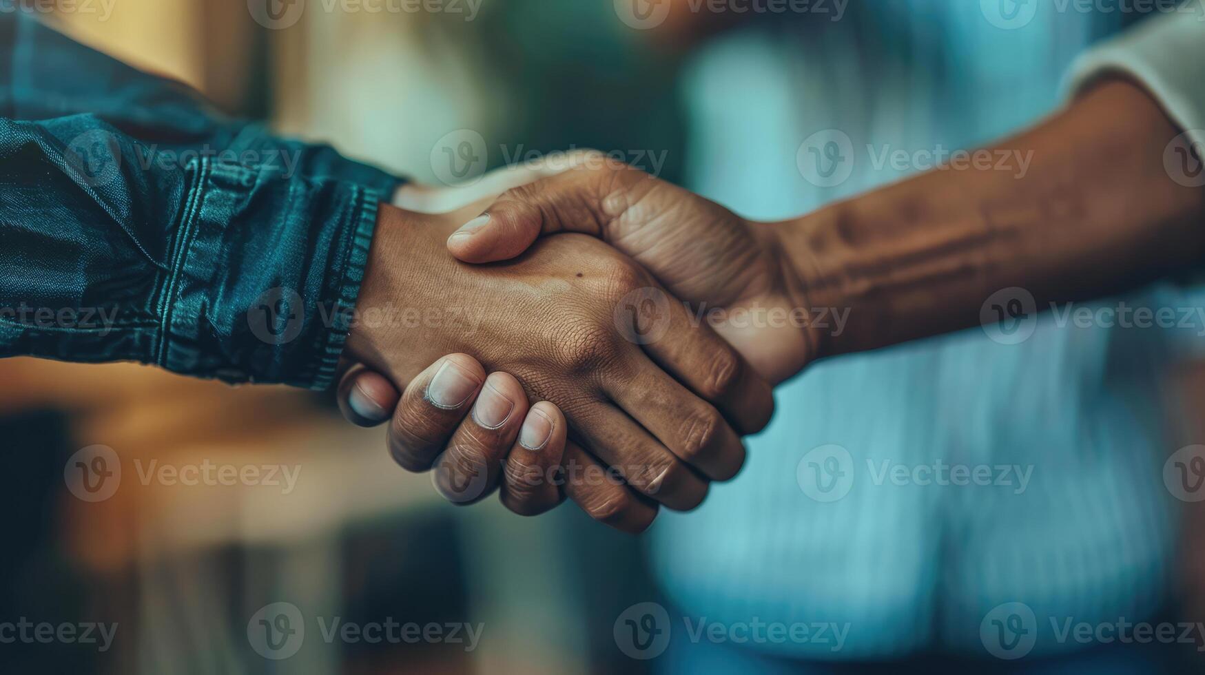 A Bond of Trust and Unity Clasped Hands Together photo
