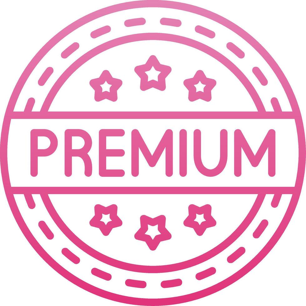 Premium Line Gradient Icon vector