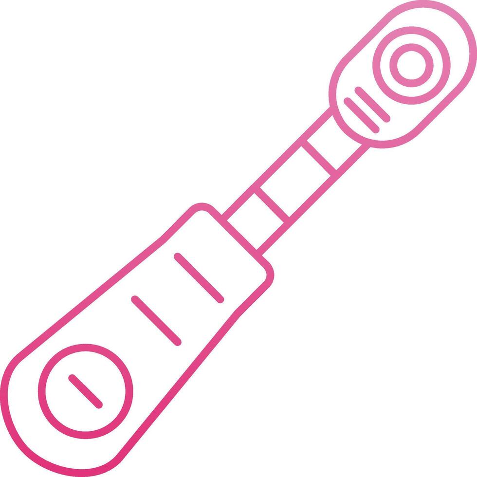 Ratchet Line Gradient Icon vector