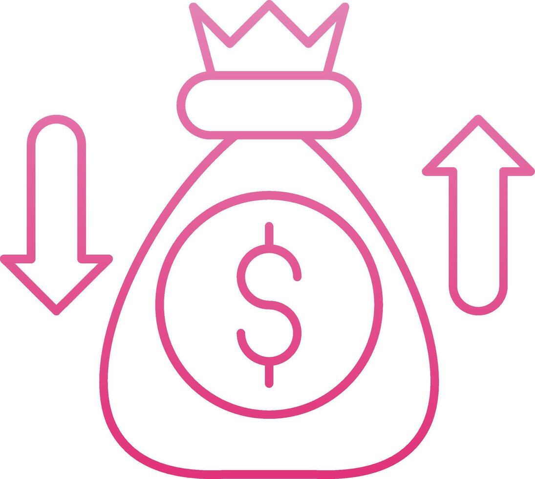 Sales Enablement Line Gradient Icon vector