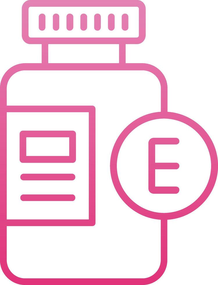 Suplement Line Gradient Icon vector
