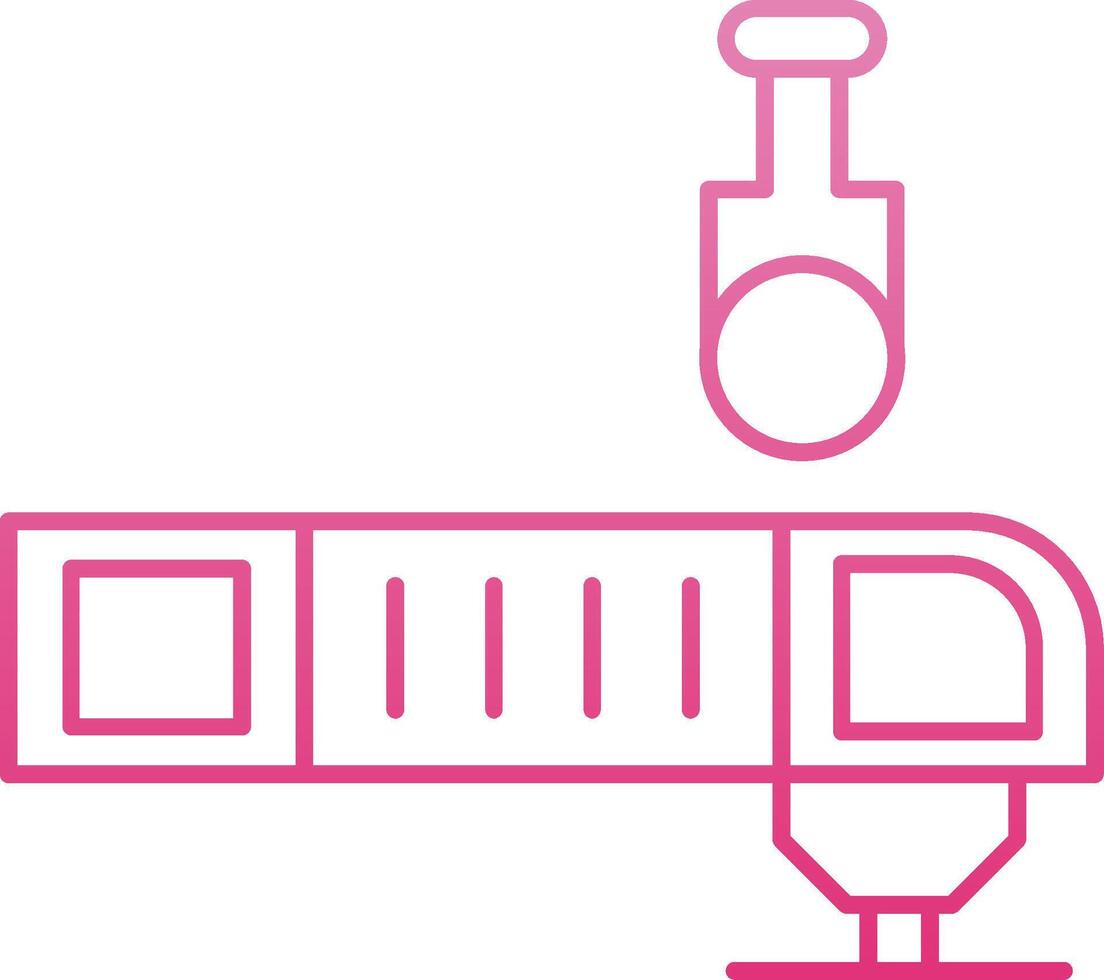 Oscillating Multi Tool Line Gradient Icon vector