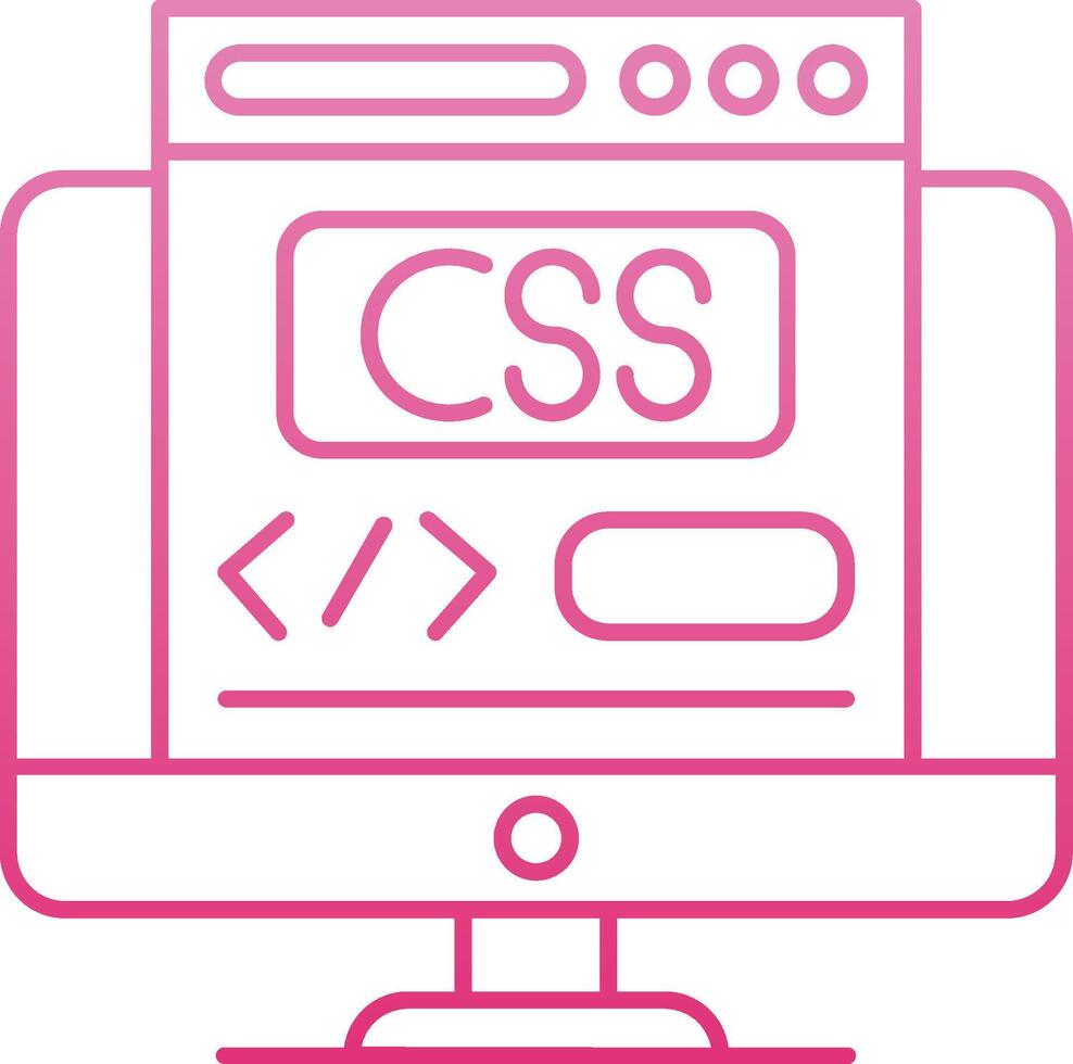 Css Line Gradient Icon 47367958 Vector Art at Vecteezy