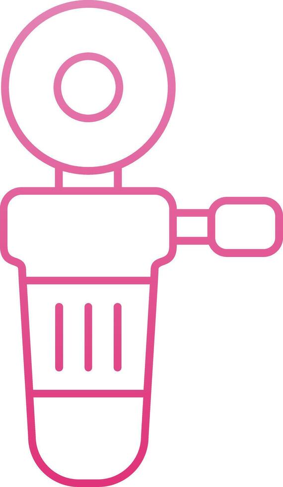 Polisher Line Gradient Icon vector