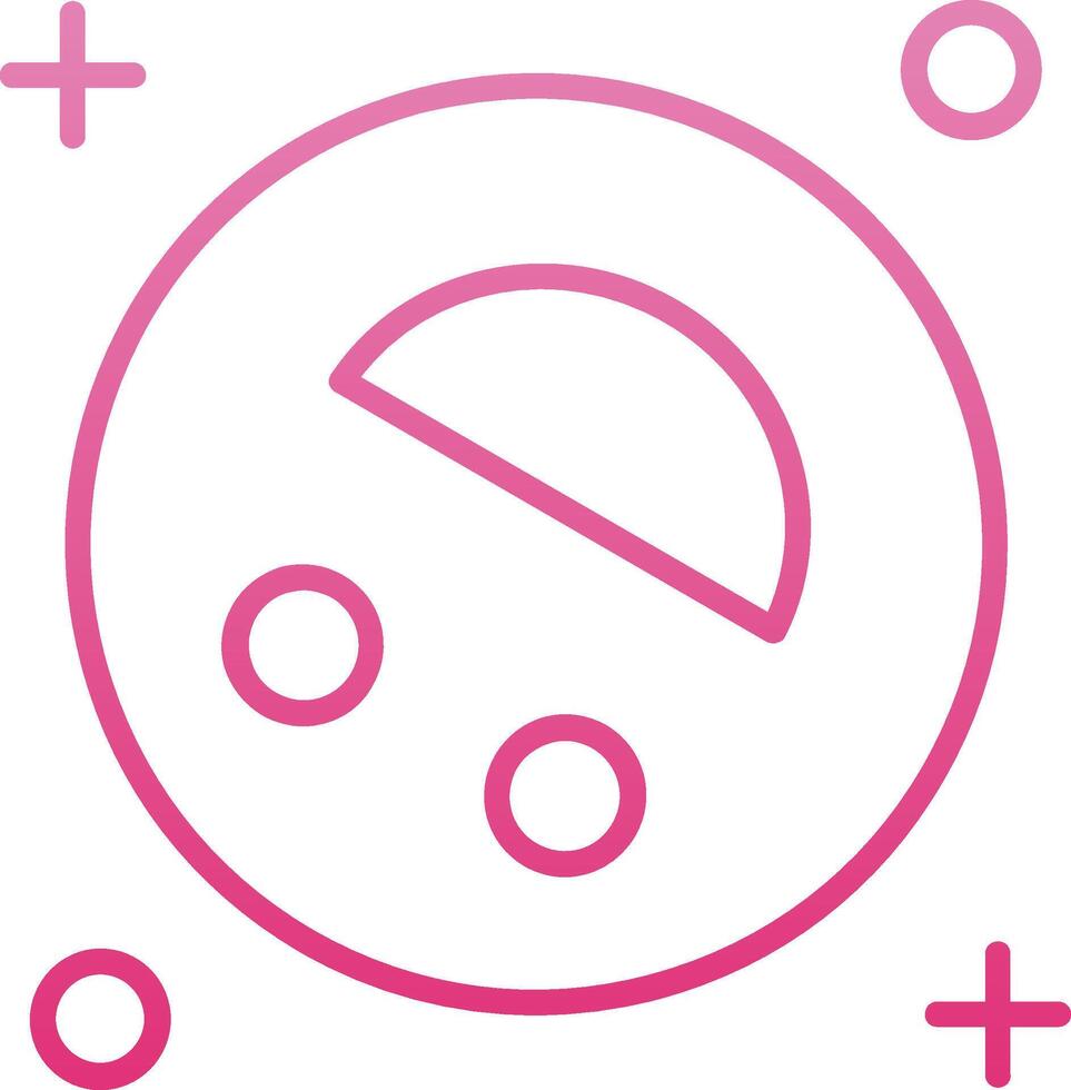Falls Line Gradient Icon vector