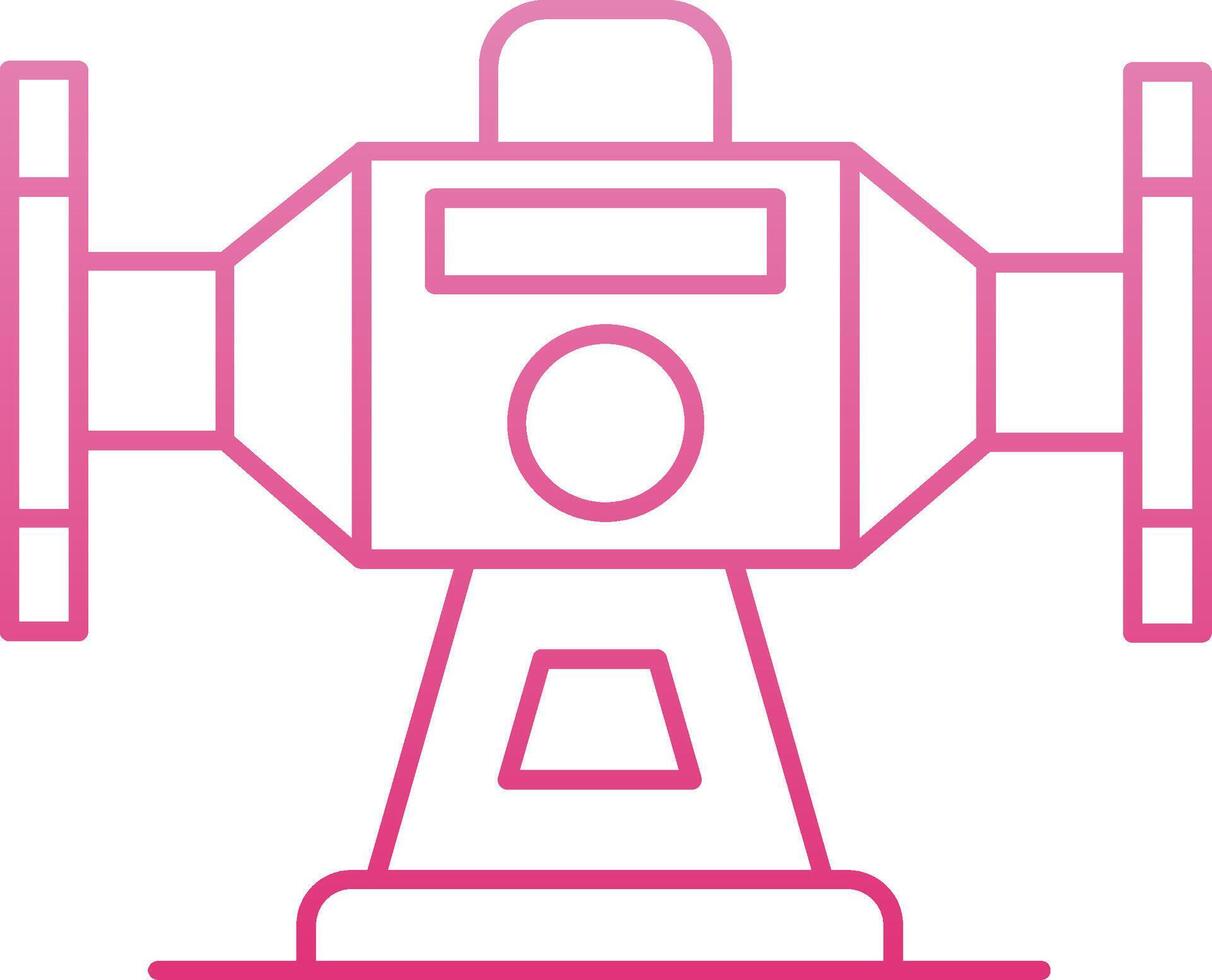 Bench Grinder Line Gradient Icon vector