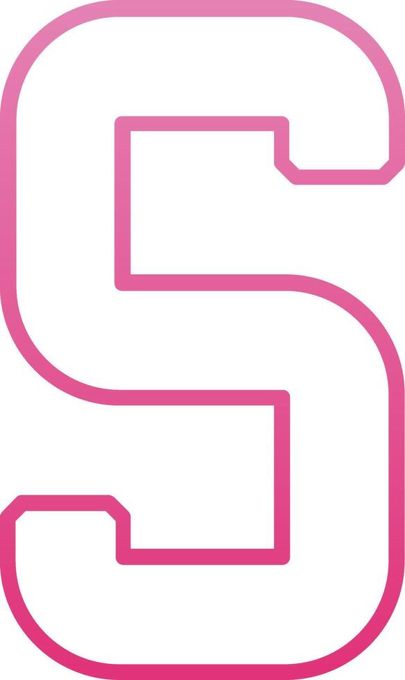 Small s Icon vector