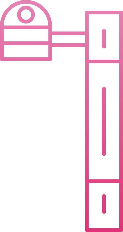 Cctv Line Gradient Icon vector