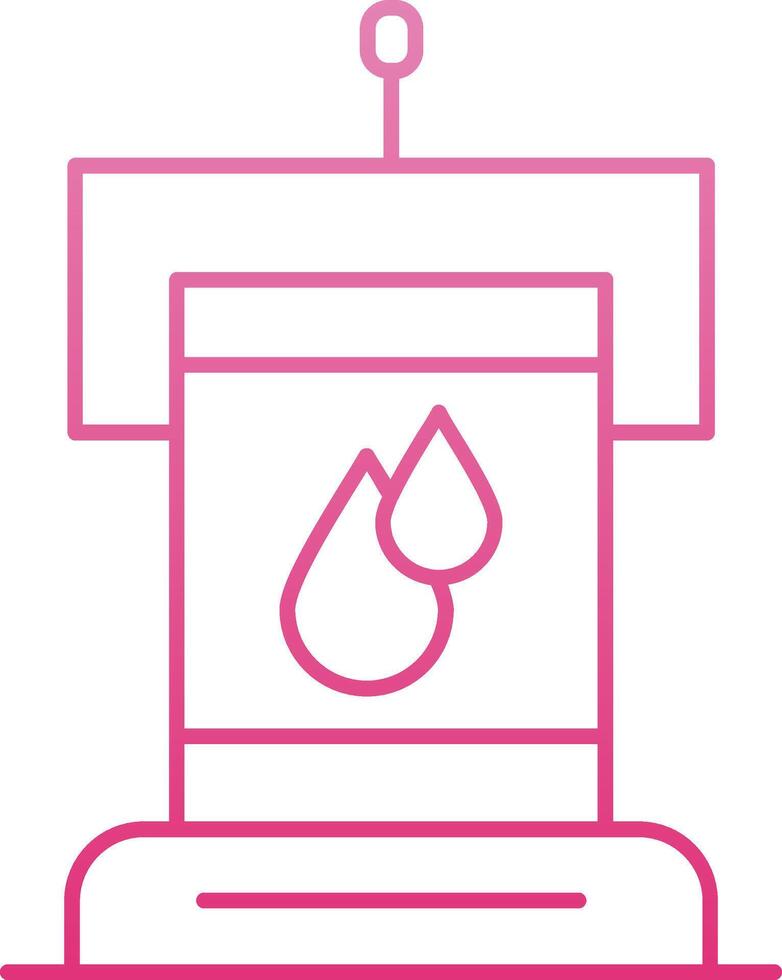 Politics Line Gradient Icon vector