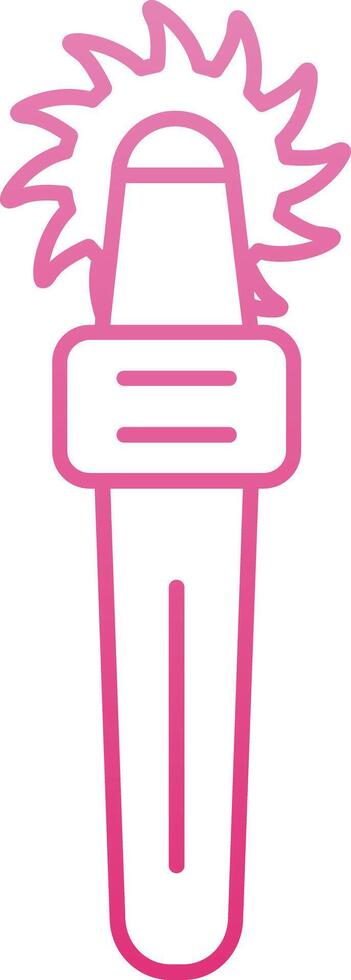 Concrete Saw Line Gradient Icon vector