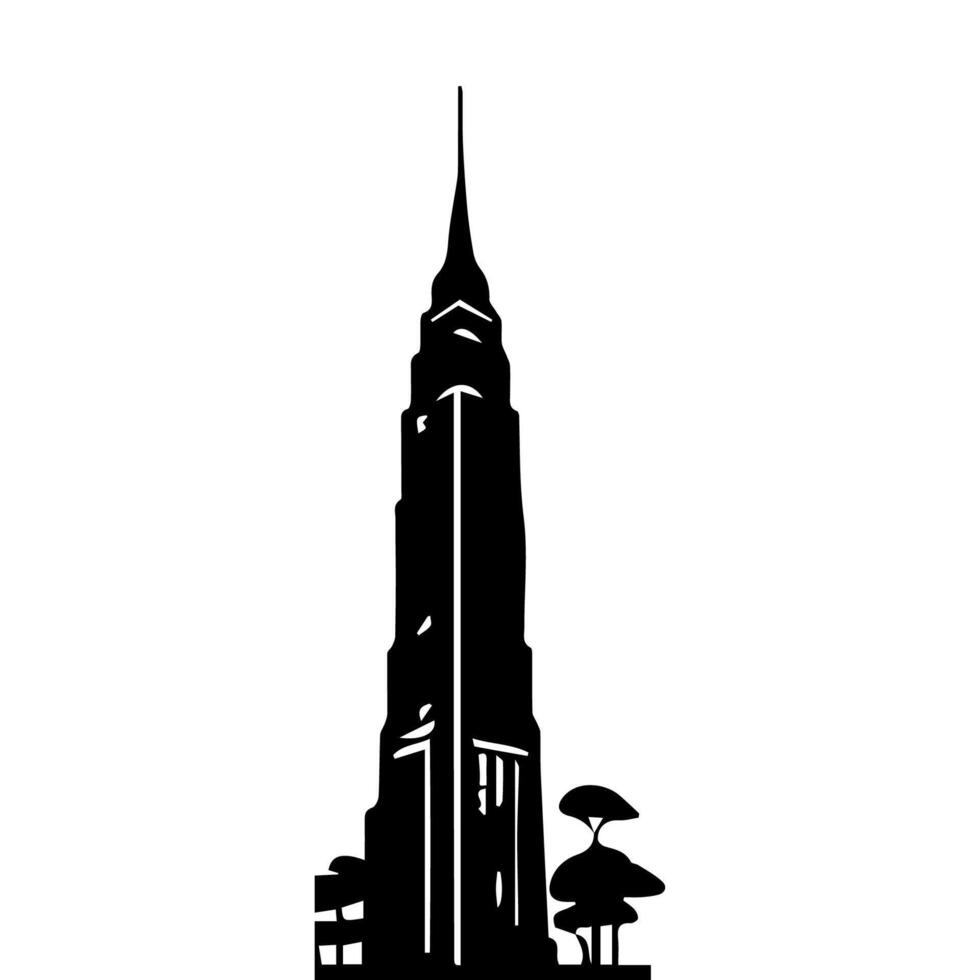 Office buildings. icon sky scraper vector
