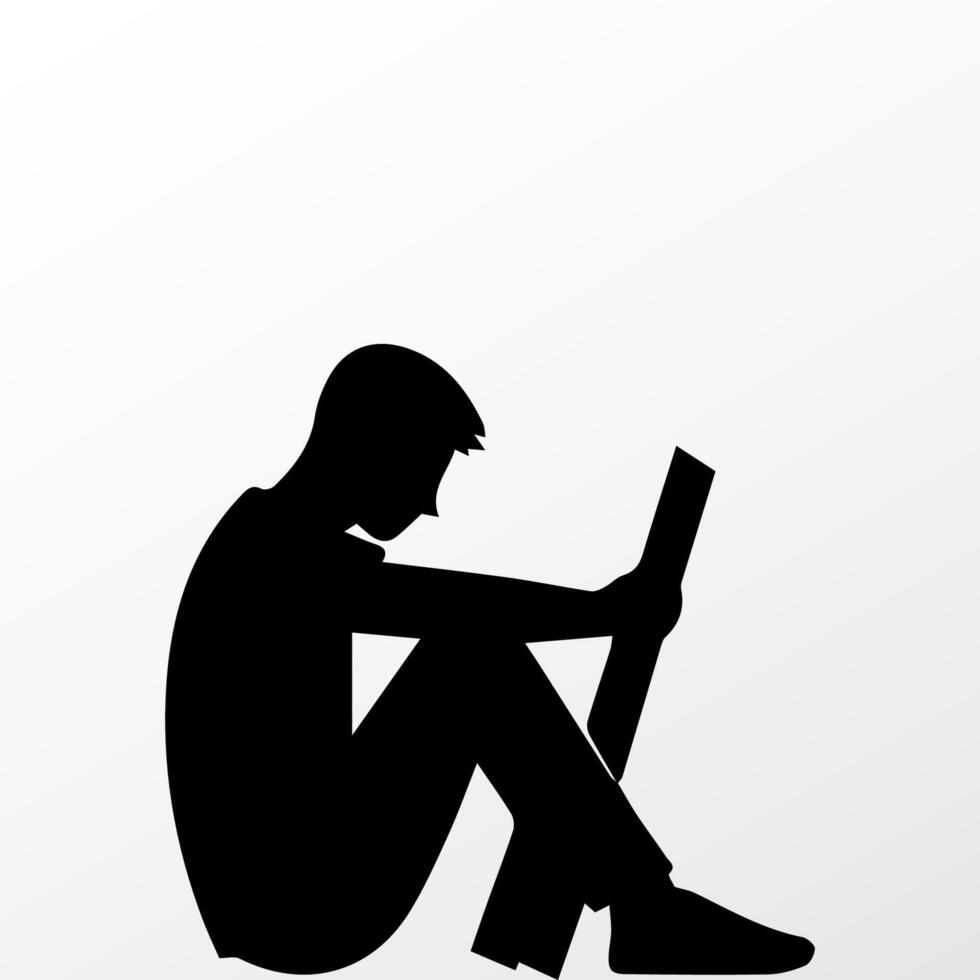 Sad man, worried about something, man feeling upset, sad, unhappy or disappoint crying lonely vector