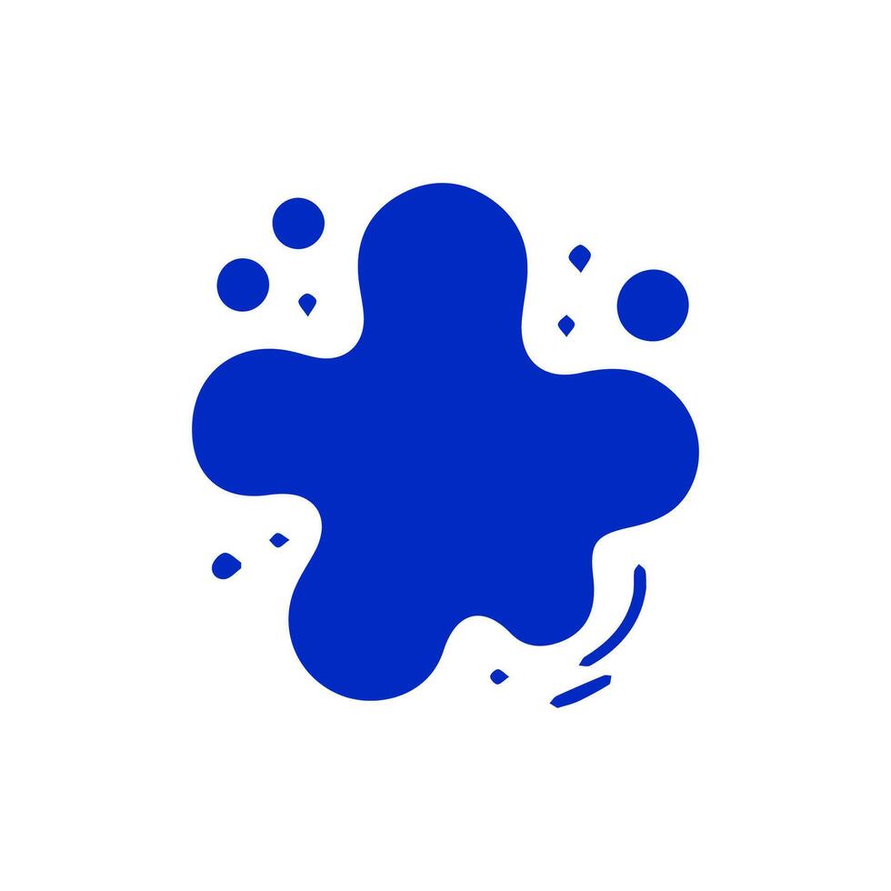 Liquid shapes, frames with uneven wavy edge set, collection. Water, fluid, paint, milk puddle, stain, rounded blot with splashes, drops, blobs, droplets. Design elements, backgrounds for tex vector