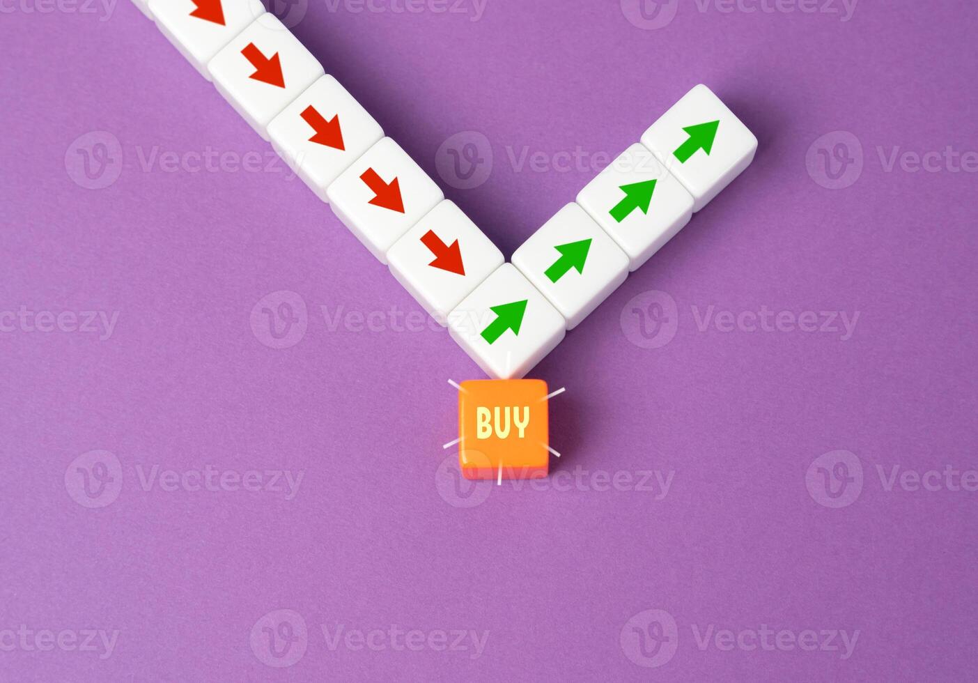 Buy at the lows and before the value rises. Strategy on the stock exchange. Stocks, futures, currencies and cryptocurrency. photo