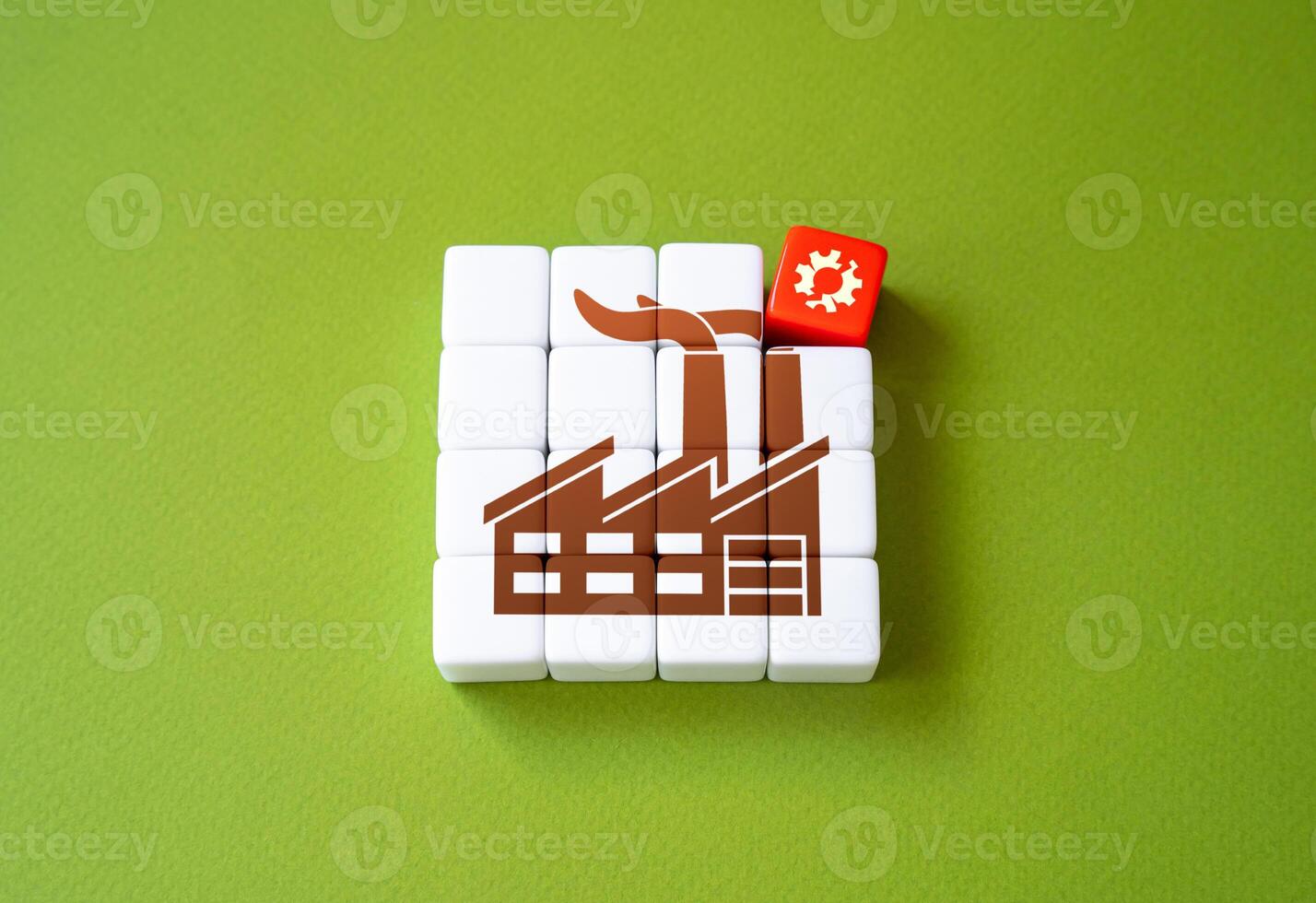 Factory breakdown. Equipment failure. Partial or complete shutdown of production. Effect of sanctions. Shortage of imported components. Disruption of the industrial production chain. photo