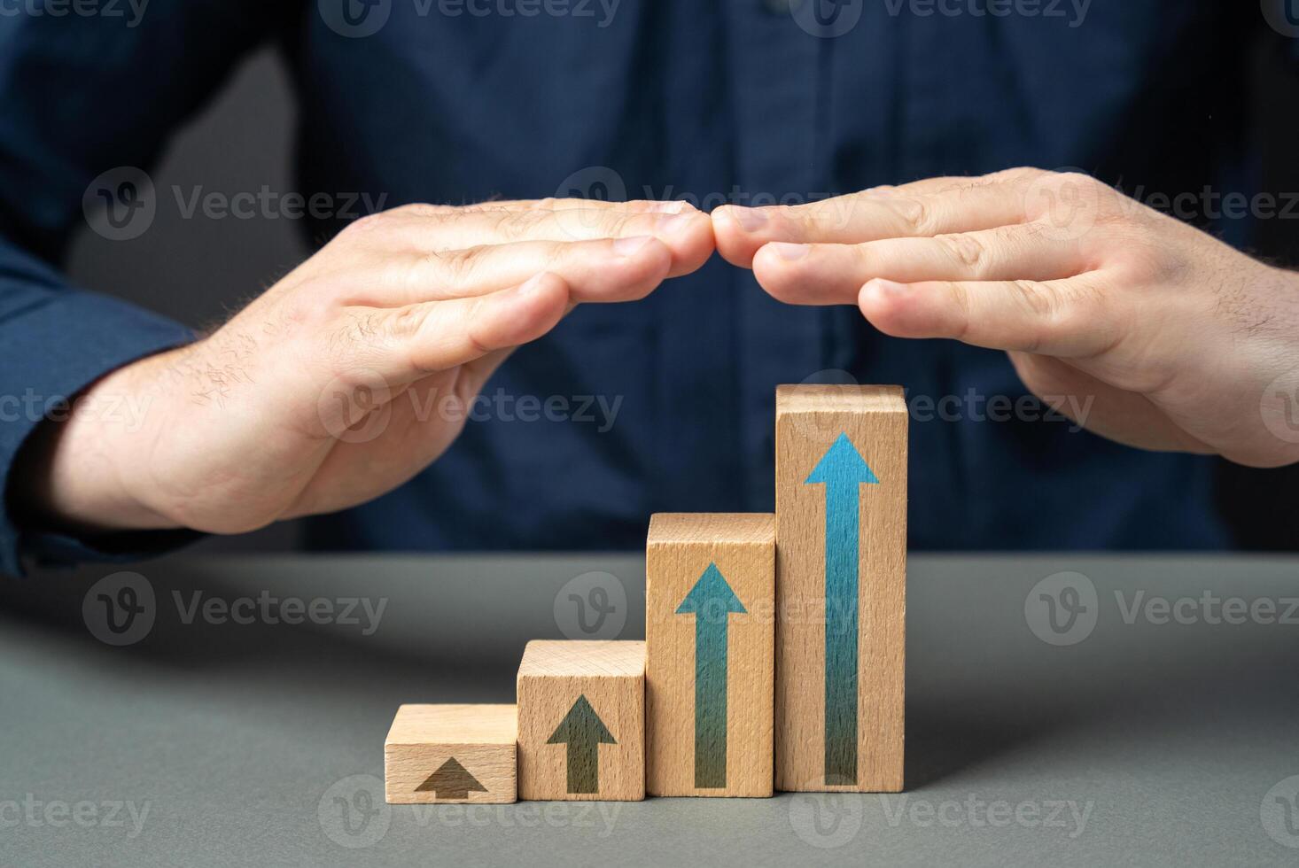 Patronage and protection of business growth. Growth and development, promotion. Career advancement. Motivation, self-development. Achieve success and conquer new heights. photo