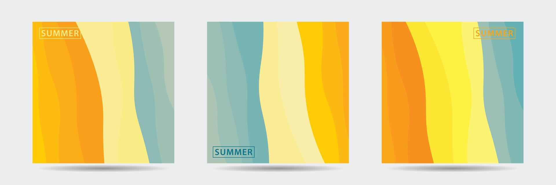 abstract summer background vector