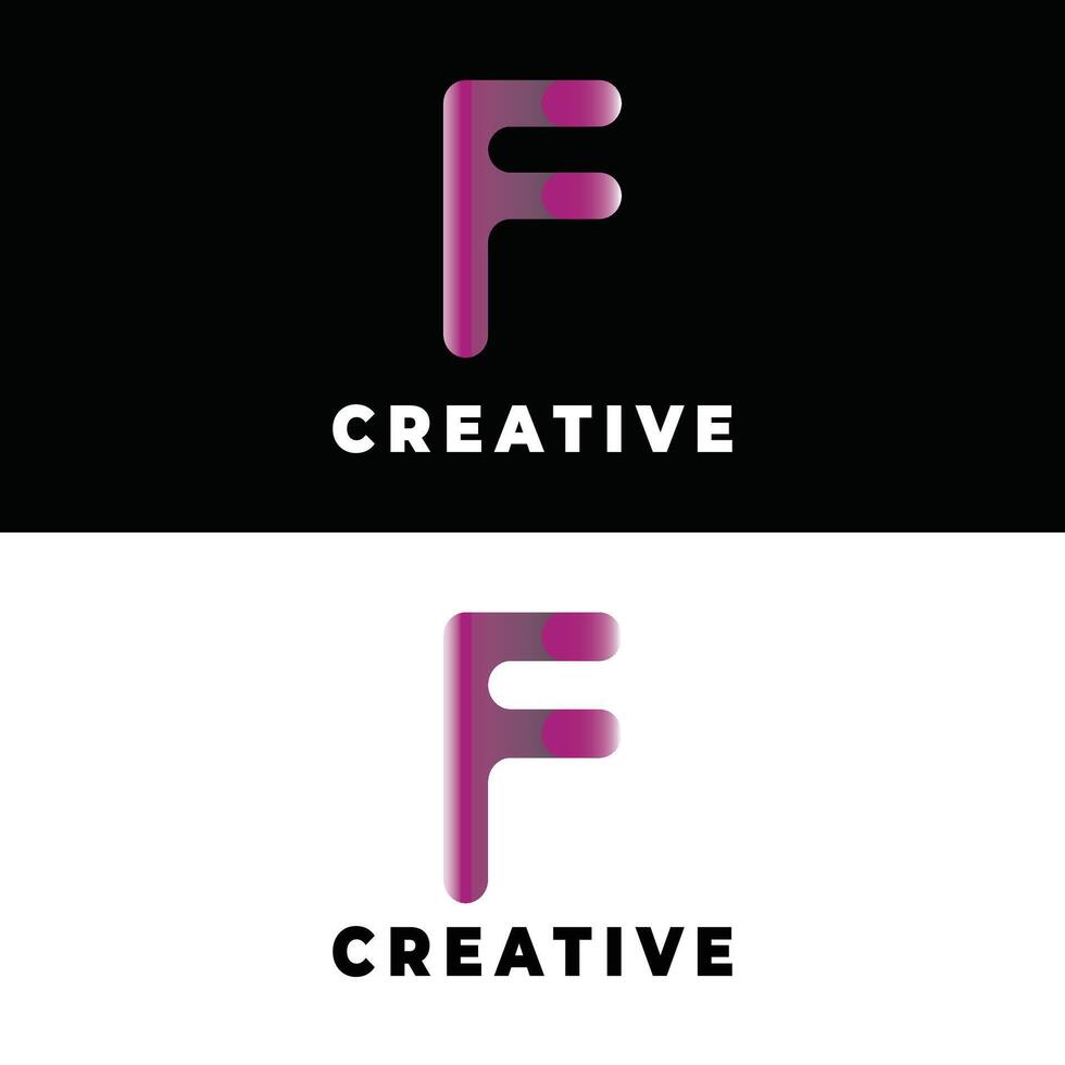 F logo Modern and Creative Design Concepts for Your Brand Identity vector