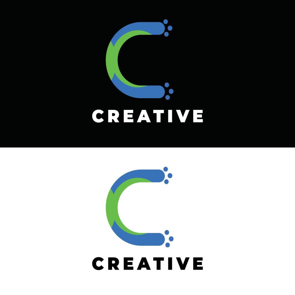 C logo Modern and Creative Design Concepts for Your Brand Identity vector