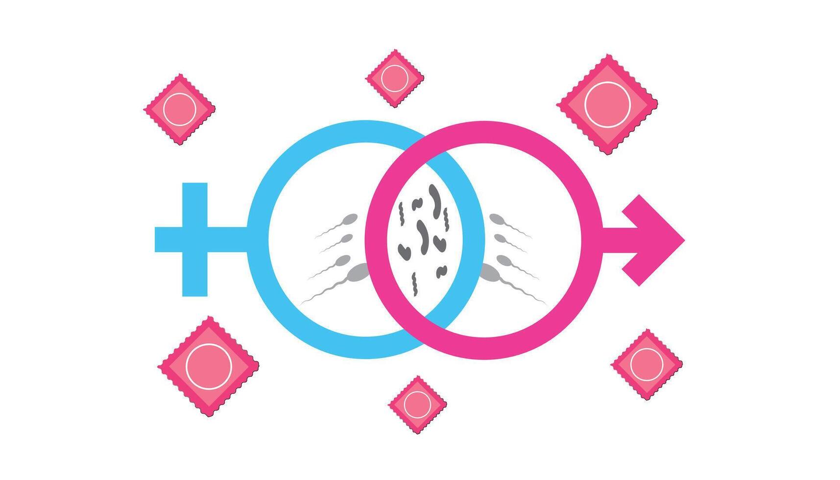 Sexual Health Awareness Month is observed every year on September. banner design template illustration background design. vector