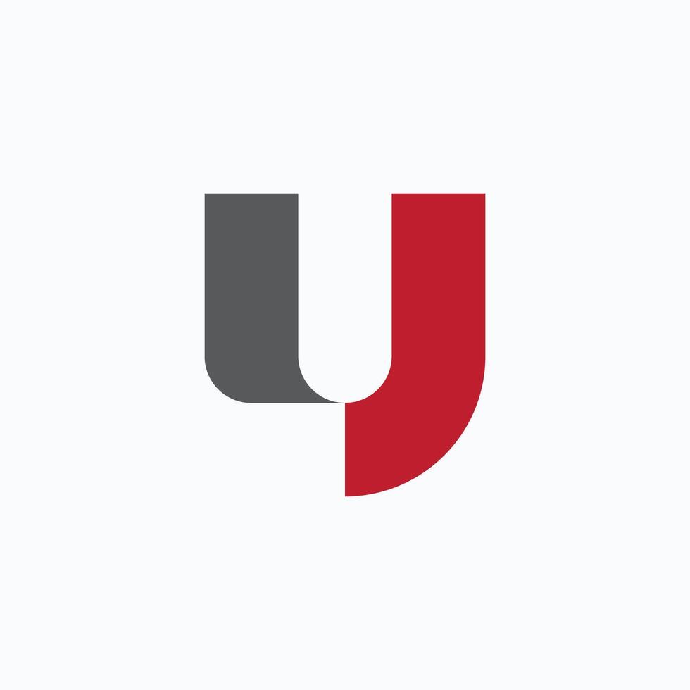 Letter U logo design template vector
