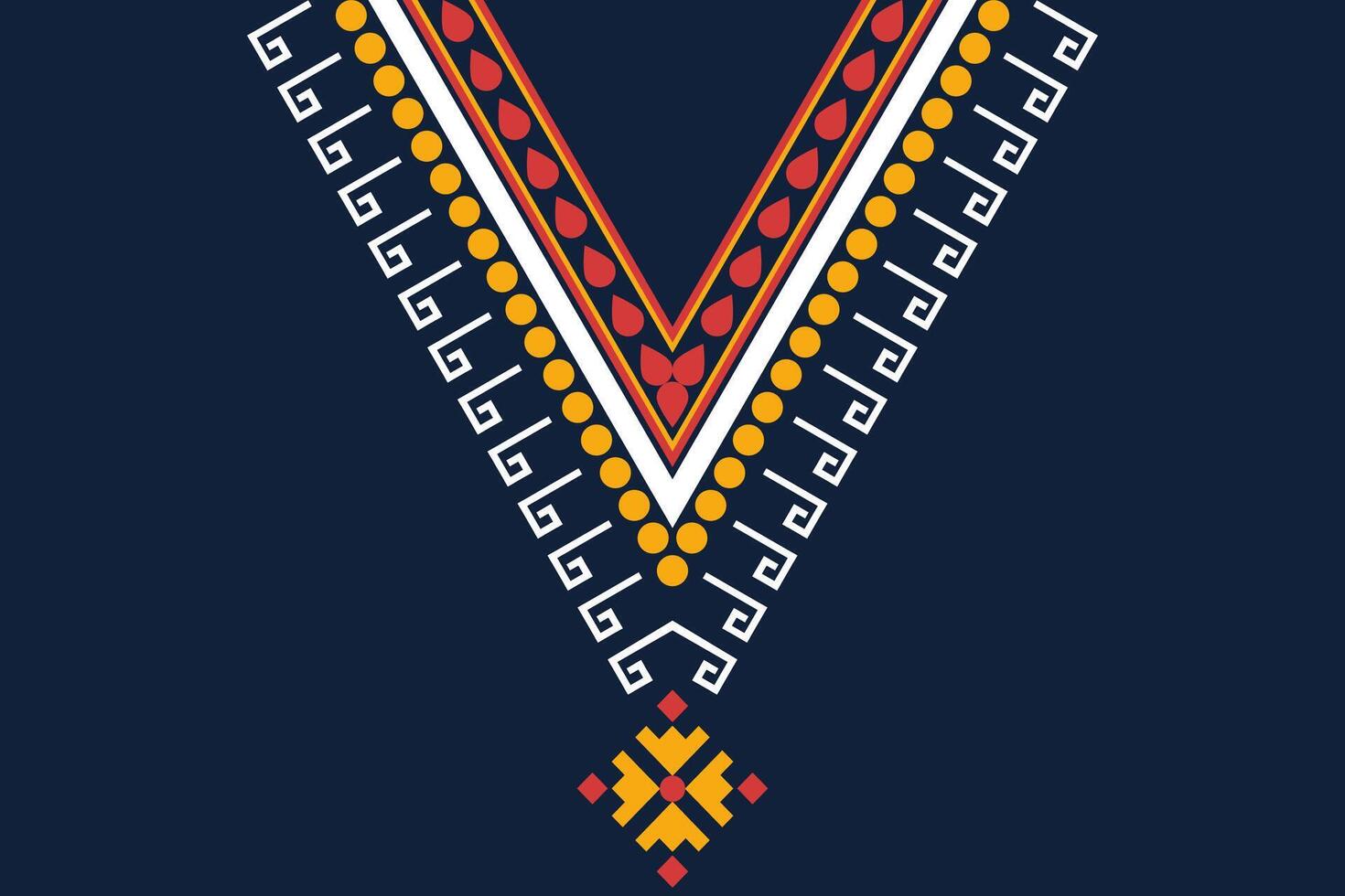 neckline embroidery. neckline embroidery ethnic collar lace oriental pattern. neckline embroidery designs for textile, fabric, cloth, fashion women, fashion men, print vector