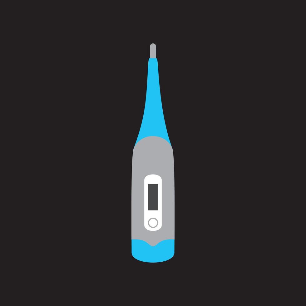 thermometer icon design. temperature measurement device sign and symbol. vector