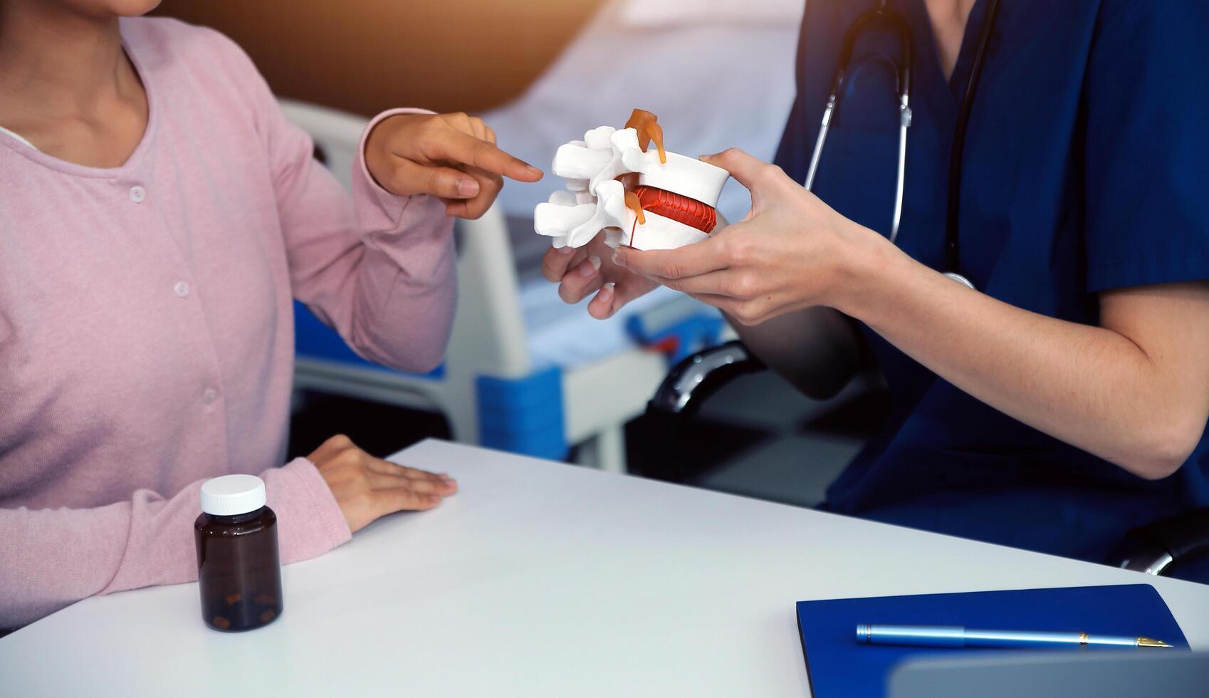 Medicaltest vaccine research and development concept. Scientist team in laboratory study and Diagnosis of diseases for Model Internal organ sample of antibody. photo