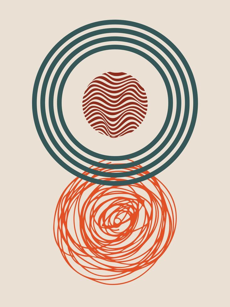 Abstract art for decoration and collection, printable and easy to edit vector