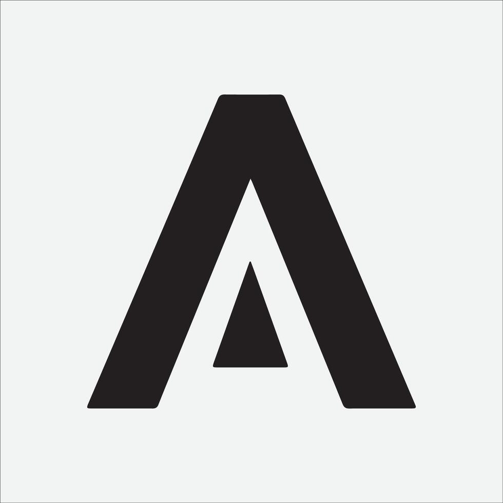 Letter A logo icon design template elements. Suitable for many purposes. vector