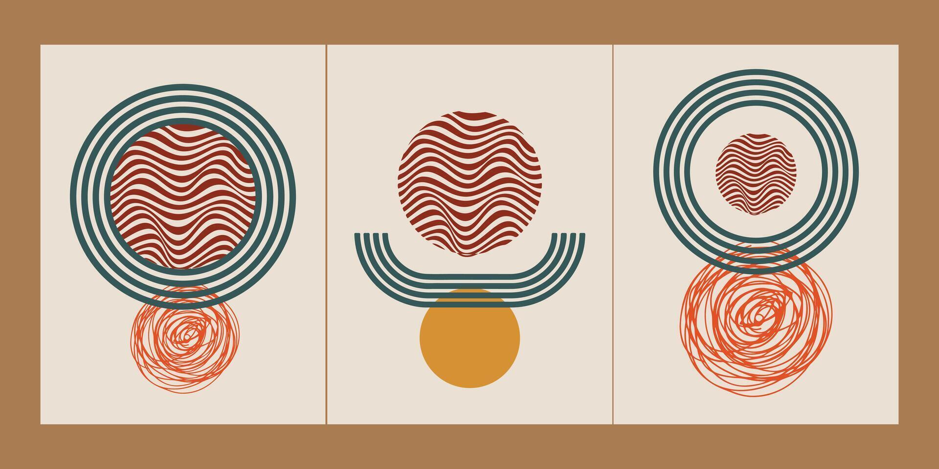 Abstract art for decoration and collection, printable and easy to edit vector