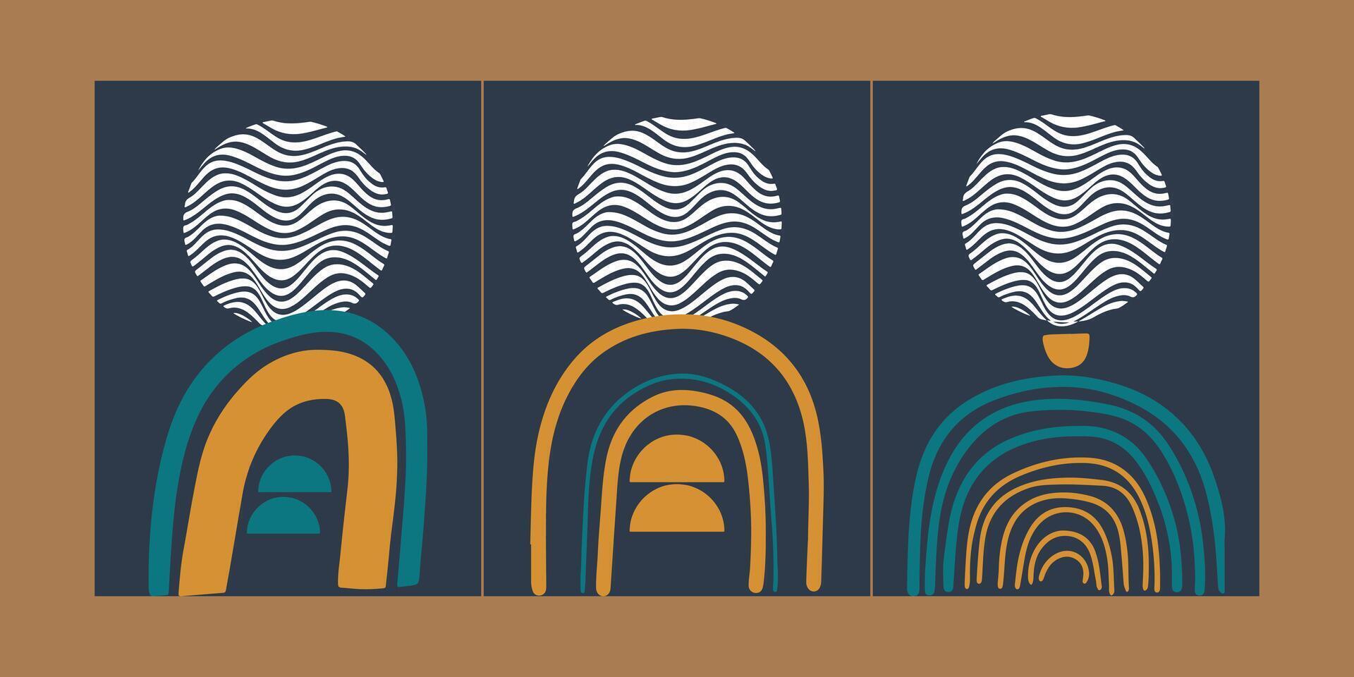 Abstract art for decoration and collection, printable and easy to edit vector