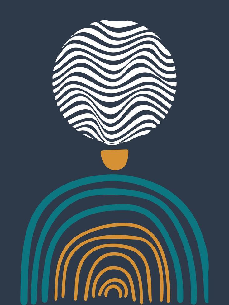 Abstract art for decoration and collection, printable and easy to edit vector
