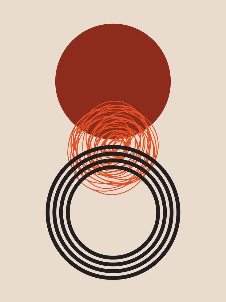 Abstract art for decoration and collection, printable and easy to edit vector