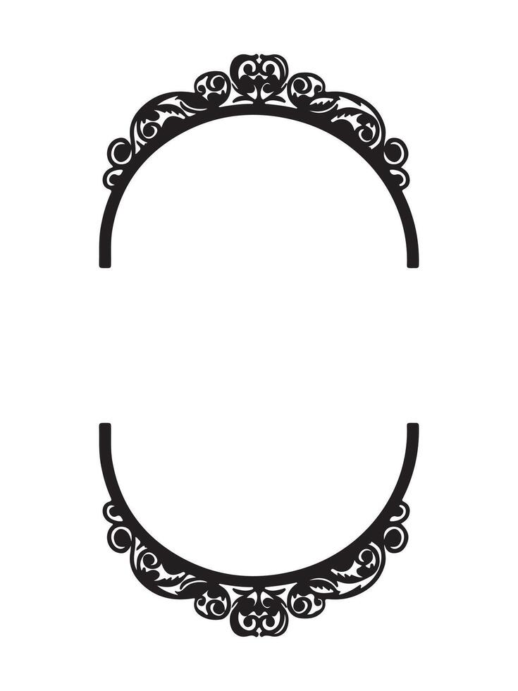 vintage frame and border for graphic designer vector