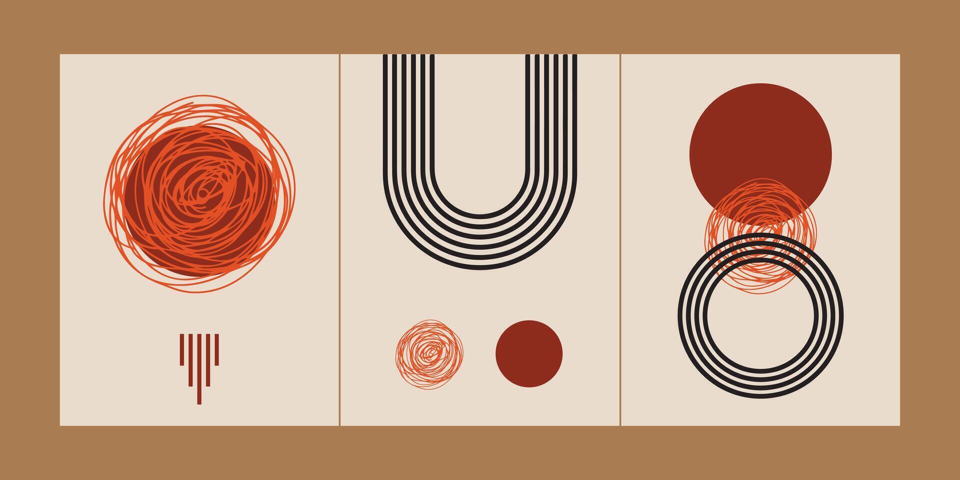 Abstract art for decoration and collection, printable and easy to edit vector