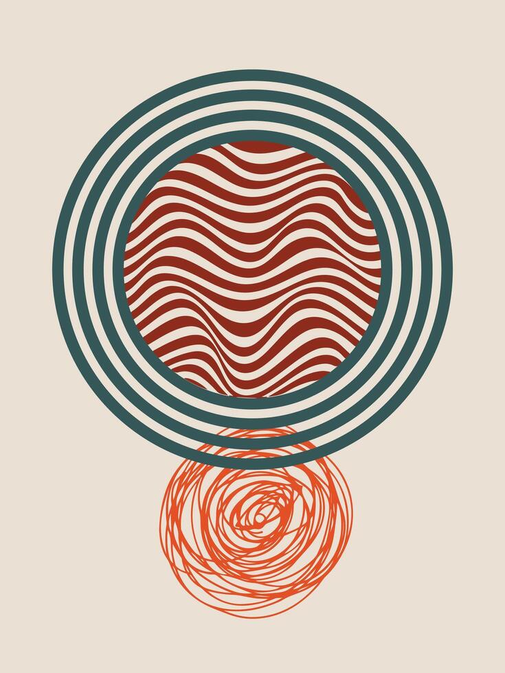 Abstract art for decoration and collection, printable and easy to edit vector