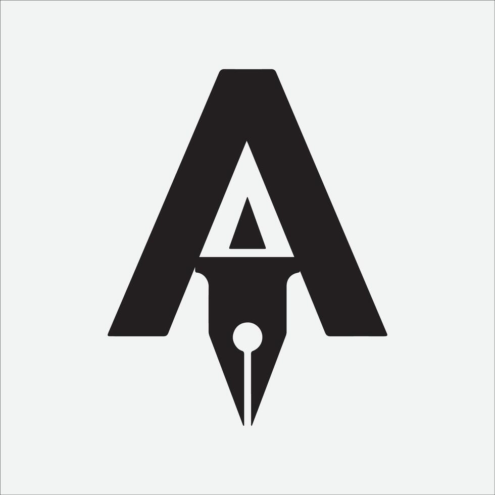 Letter A logo icon design template elements. Suitable for many purposes. vector