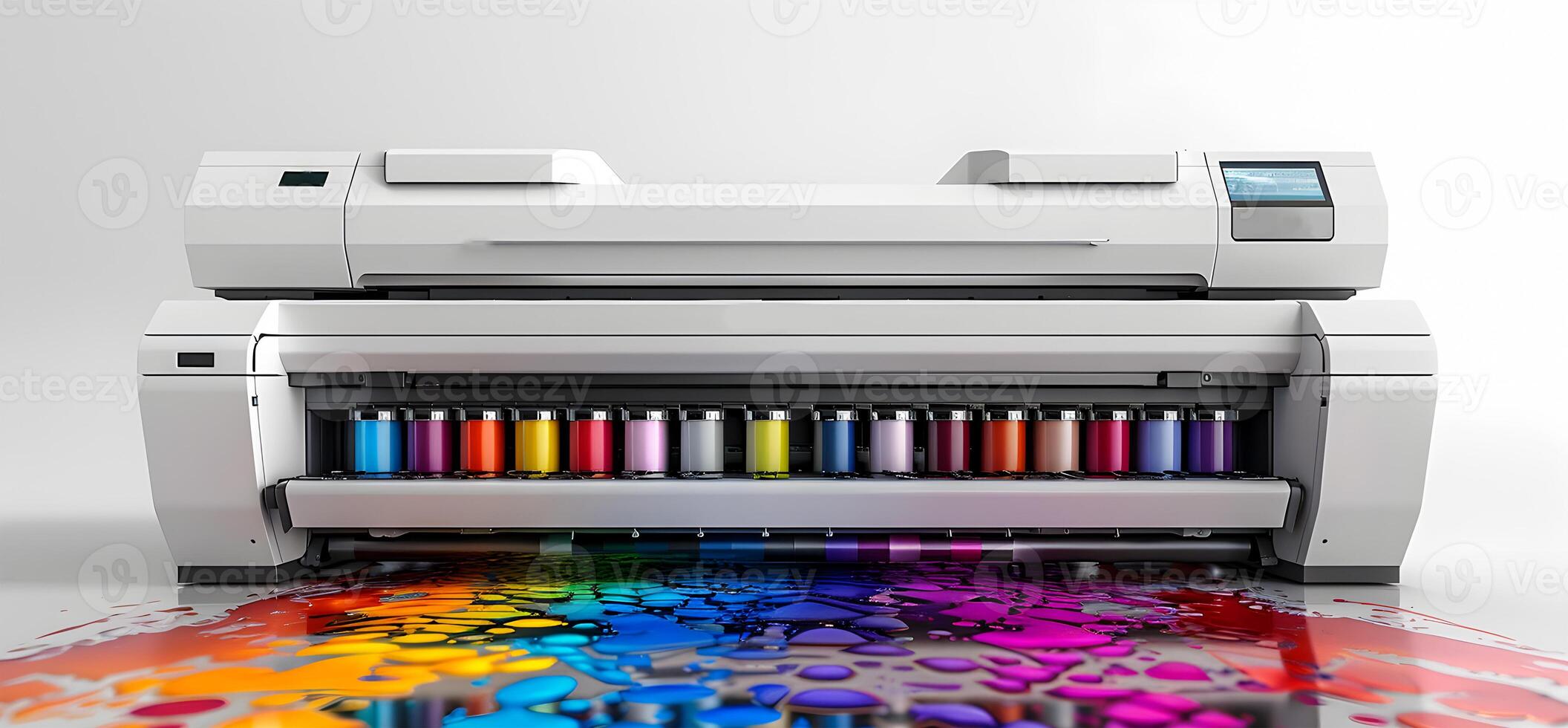 View of a Digital Electronics inkjet printer photo