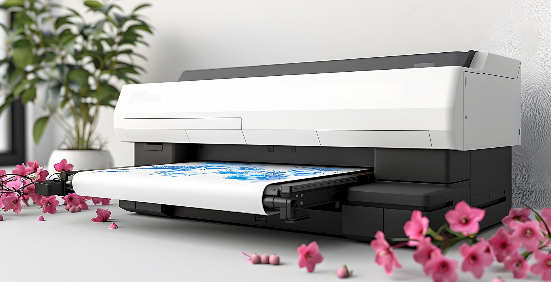 View of a Digital Electronics inkjet printer photo