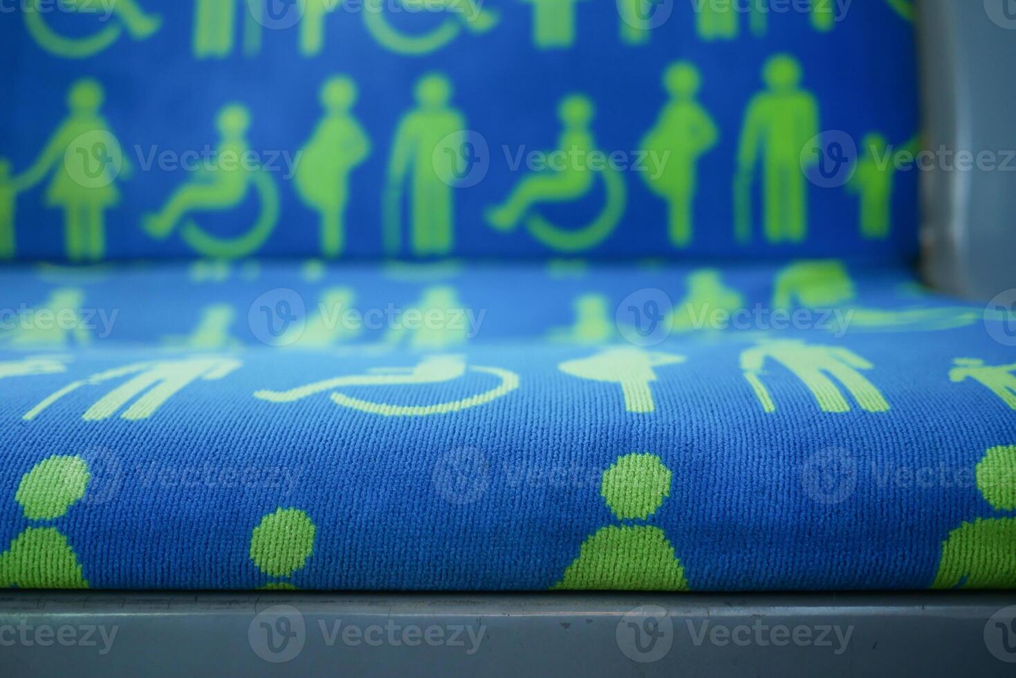disable priority sit in a public bus , photo