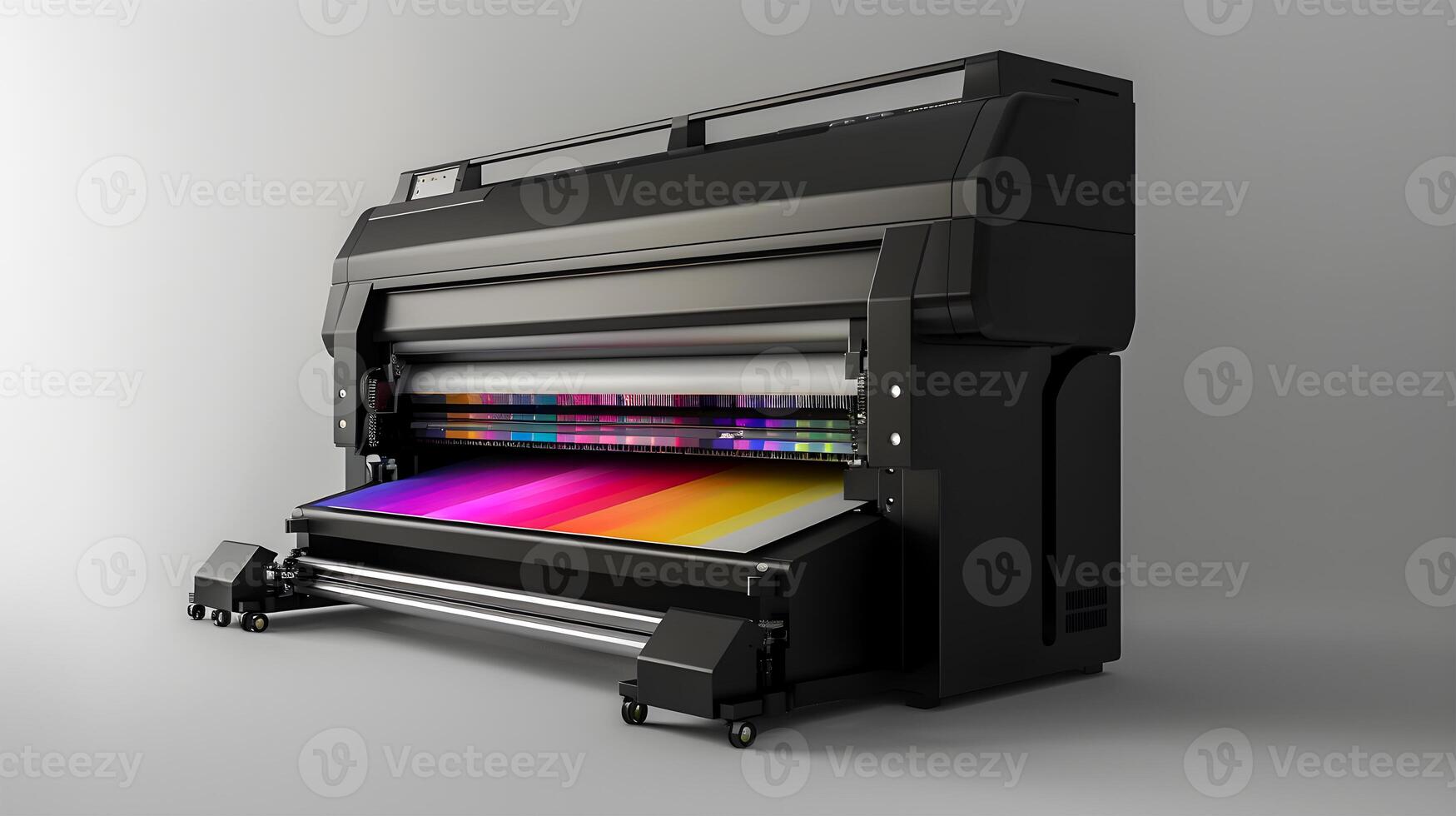 View of a Beautiful Electronic Black printer for printing photo