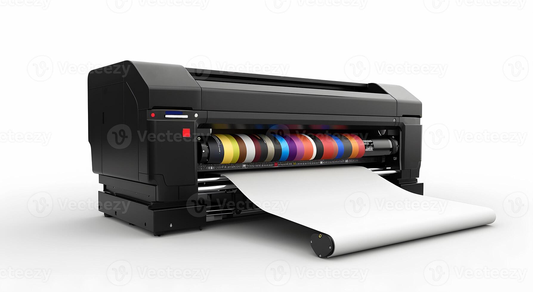 View of a Beautiful Electronic Black printer for printing photo