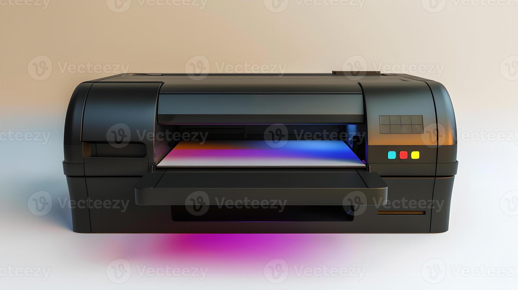 View of a Beautiful Electronic Black printer for printing photo