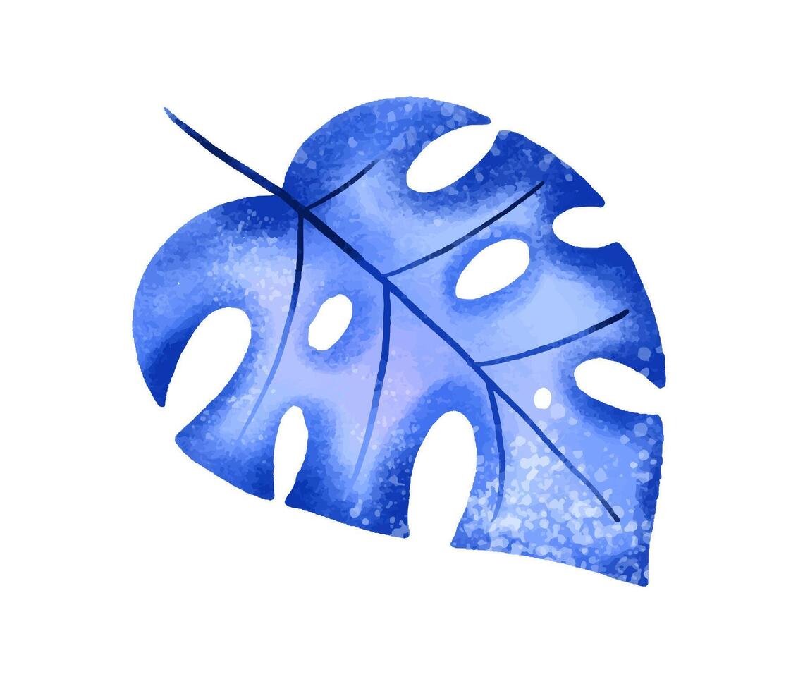 Jungle collection with palms, leaves and monstera leaf. Botanica vector